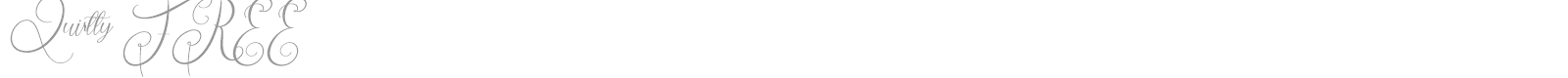 Quirtty font preview
